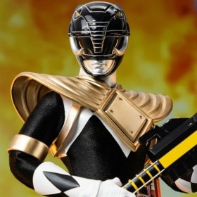 Dragon Shield Black Ranger Mighty Morphin Power Rangers FigZero 1/6 Action Figure by ThreeZero